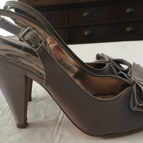 Phase 8 Tan High Heel Dress Shoes Size 8 - Picture 3 of 5
